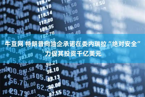 牛豆网 特朗普向油企承诺在委内瑞拉“绝对安全” 力促其投资千亿美元